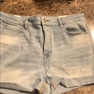 New AE light wash shorts!